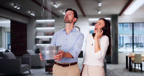 Water damage restoration process in WI